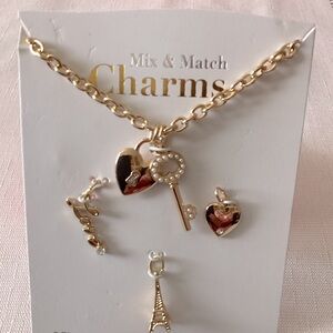 Gold Tone Mix & Match Necklace